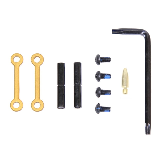 Guntec USA AR-15 Complete Anti-Rotation Trigger/Hammer Pin Set Anodized Gold - Guntec Usa