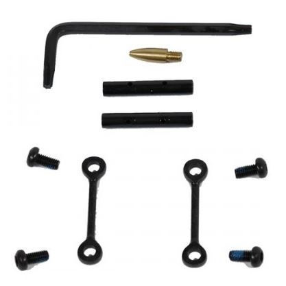 Guntec USA AR-15 Complete Anti-Rotation Trigger/Hammer Pin Set Black
