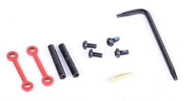 Guntec USA AR-15 Complete Anti-Rotation Trigger/Hammer Pin Set Red - Guntec Usa