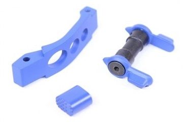 Guntec USA AR-15 Lower Upgrade Kit Enhanced L.U.K.E. Blue - Guntec Usa