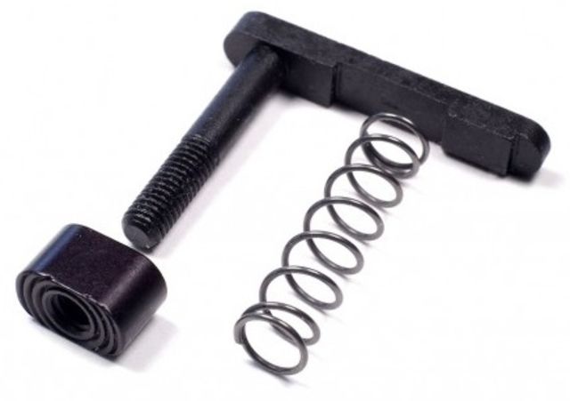 Guntec USA AR-15 Mag Catch Assembly with Extended Mag Button Black - Guntec Usa