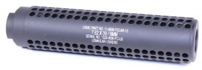 Guntec USA AR-15 Reverse Thread Slip Over Socom Style Fake Suppressor 9mm Black - Guntec Usa