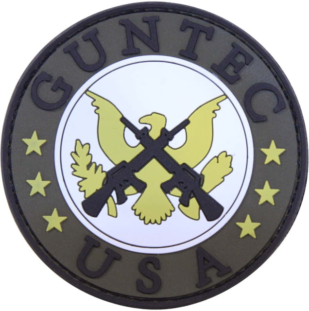 Guntec USA Neoprene Patch Green/White/Gold - Guntec Usa