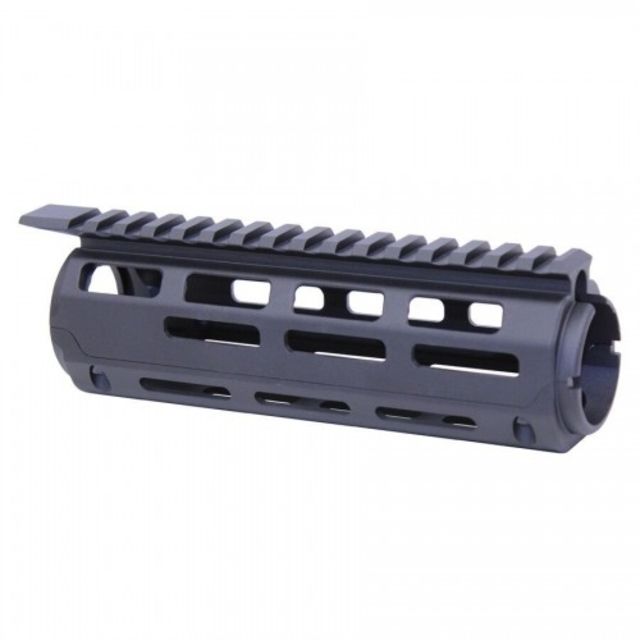 USED Guntec USA AR-15 Carbine Length Drop-In M-Lok Free Float Handguard w/Monolithic Top Rail 7in T6 Aluminum Black GT-CAR7-MLK EDEMO4 Condition Fair - Guntec USA