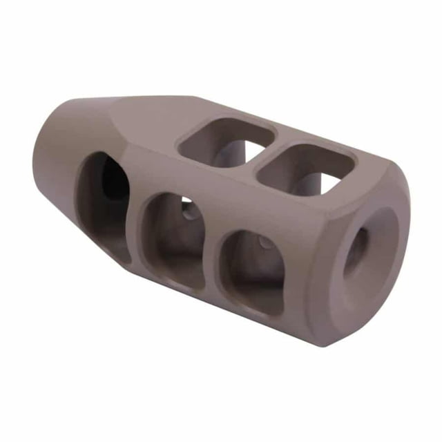 Guntec USA Gen 2 Steel Multi Port Compensator AR .308 Cerakote FDE - Guntec Usa