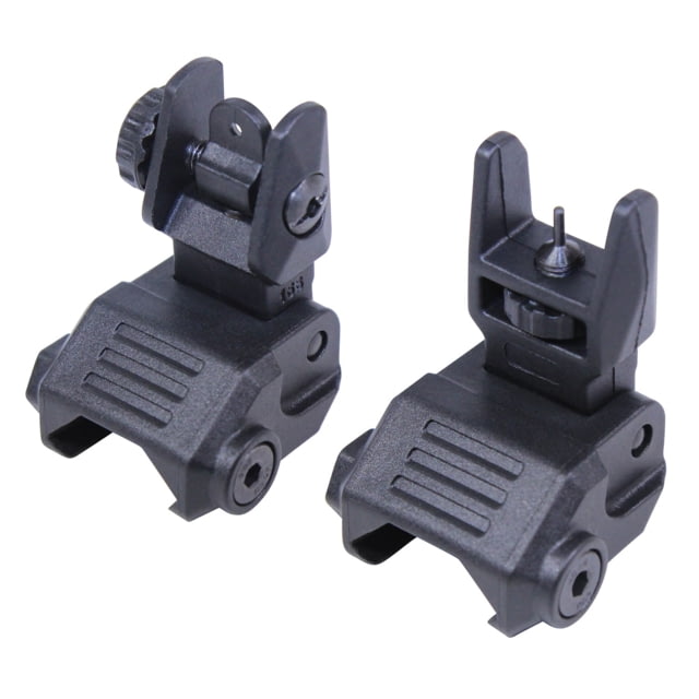 Guntec USA AR-15 PQS Polymer Quick Sights Set Black