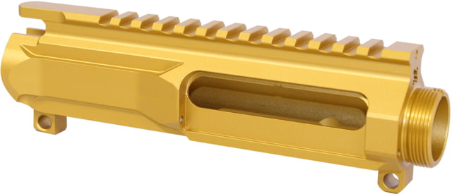 Guntec USA AR-15 5.56x45mm NATO Slabside Stripped Billet Upper Receiver Anodized Gold