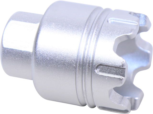 Guntec USA AR-15 Mini Trident Flash Can With Glass Breaker 9mm Anodized Clear - Guntec Usa