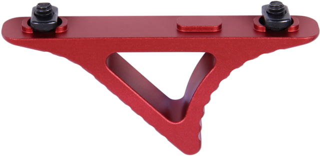 Guntec USA Skeletonized M-LOK Angled Foregrip Anodized Red - Guntec Usa