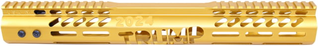 Guntec USA Limited Edition Trump Series M-LOK System Free Floating Handguard w/Monolithic Top Rail .308 Caliber 15in Anodized Gold - Guntec Usa