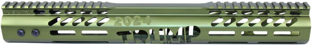 Guntec USA Limited Edition Trump Series M-LOK System Free Floating Handguard w/Monolithic Top Rail .308 Caliber 15in Anodized Green