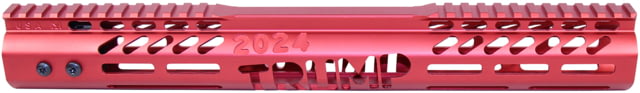 Guntec USA Limited Edition Trump Series M-LOK System Free Floating Handguard w/Monolithic Top Rail .308 Caliber 15in Anodized Red - Guntec Usa