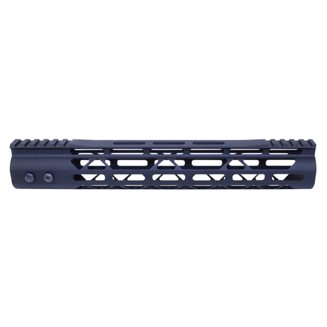 Guntec USA Mod Lite Skeletonized Series M-Lok Free Floating Handguard w/Monolithic Top Rail 12in Black GT-12MDLTE - Guntec Usa