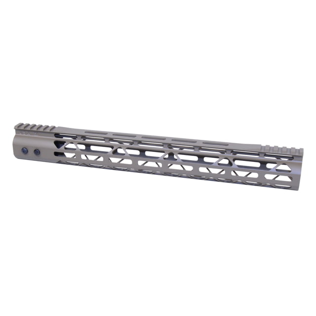 Guntec USA MOD LITE Skeletonized Series M-LOK Free Floating Handguard w/ Monolithic Top Rail 15in Cerakote Flat Dark Earth - Guntec Usa