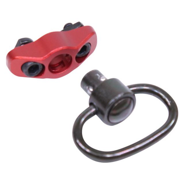 Guntec USA QD Swivel w/Adapter For M-Lok System Gen 2 Anodized Red - Guntec Usa