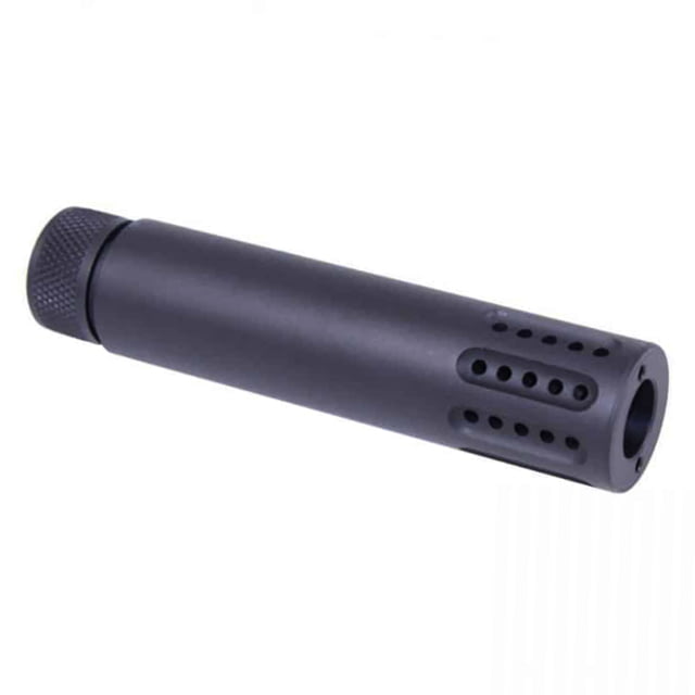USED Guntec USA Slip Over Barrel Shroud w/Multi Port Muzzle Brake 458 Socom 5/8x32 Anodized Black - Guntec Usa