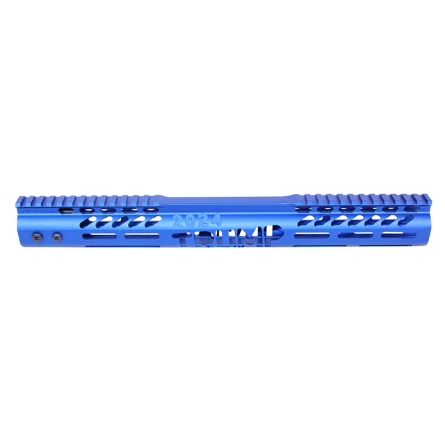 Guntec USA Guntec USA Trump Series Limited Edition M-LOK System Free Floating Handguard w/ Monolithic Top Rail 15in Anodized Blue - view 1