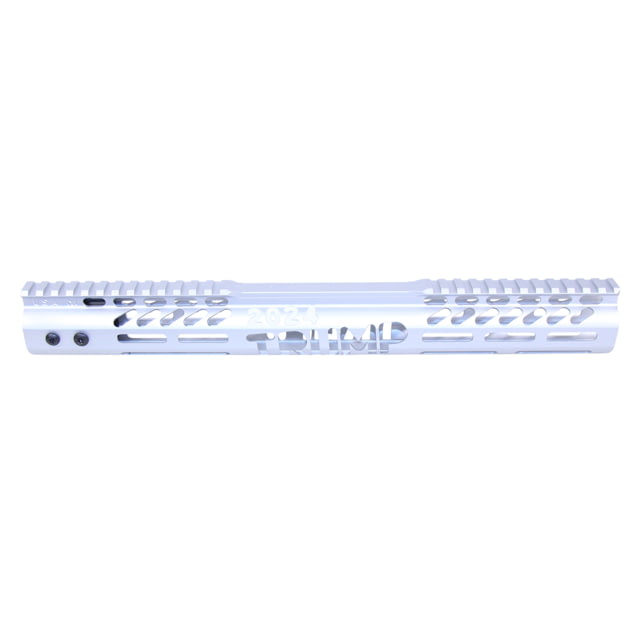 Guntec USA Trump Series Limited Edition M-LOK System Free Floating Handguard w/ Monolithic Top Rail 15in Anodized Clear - Guntec Usa