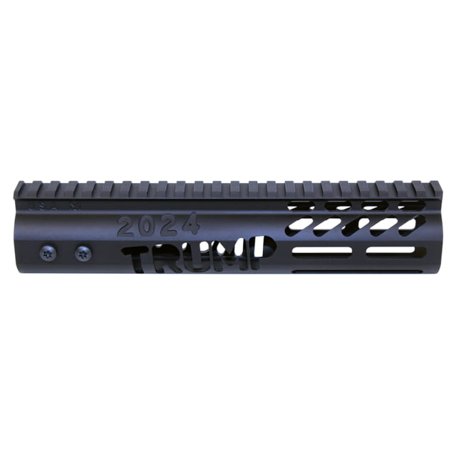 Guntec USA Trump Series Limited Edition M-LOK System Free Floating Handguard w/ Monolithic Top Rail 9in Anodized Black - Guntec Usa
