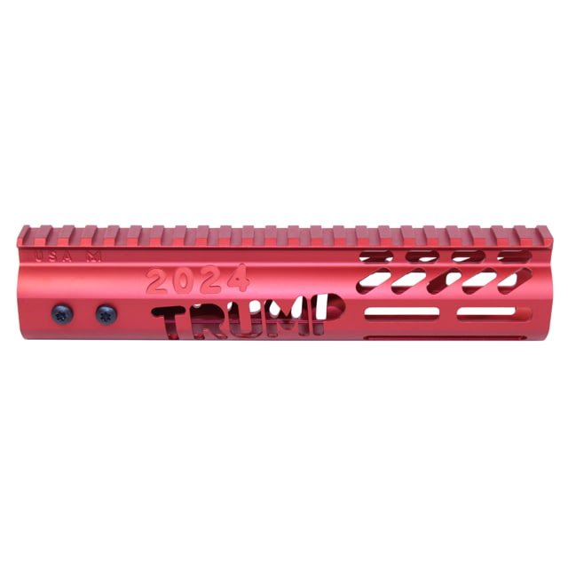 Guntec USA Guntec USA Trump Series Limited Edition M-LOK System Free Floating Handguard w/ Monolithic Top Rail 9in Anodized Red