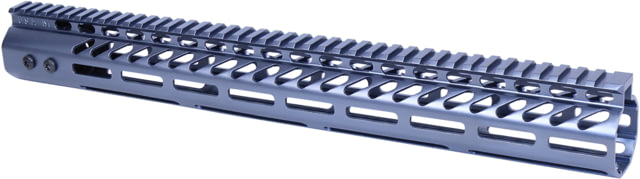 Guntec USA Ultra Lightweight Thin M-LOK Free Floating Handguard w/ Monolithic Top Rail .308 Caliber 16.5in Anodized Grey - Guntec Usa