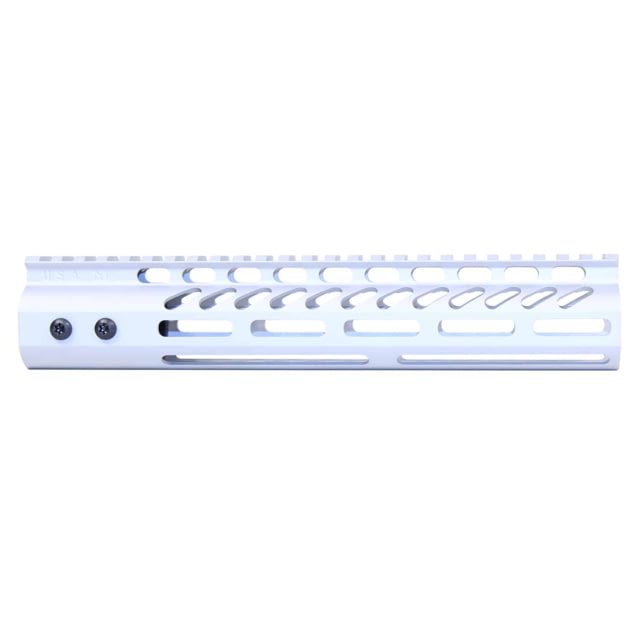 Guntec USA Ultra Lightweight Thin M-LOK System Free Floating Handguard w/Monolithic Top Rail 10in Clear - Guntec Usa