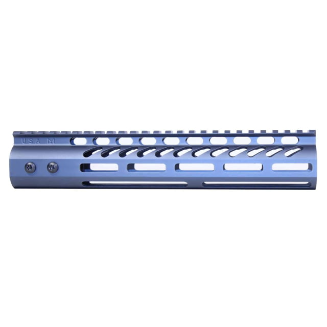 Guntec USA Ultra Lightweight Thin M-LOK System Free Floating Handguard w/Monolithic Top Rail 10in Grey - Guntec Usa