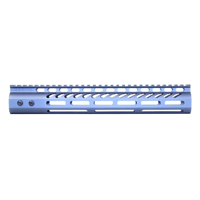 Guntec USA Ultra Lightweight Thin M-LOK System Free Floating Handguard w/Monolithic Top Rail 12in Grey - Guntec Usa
