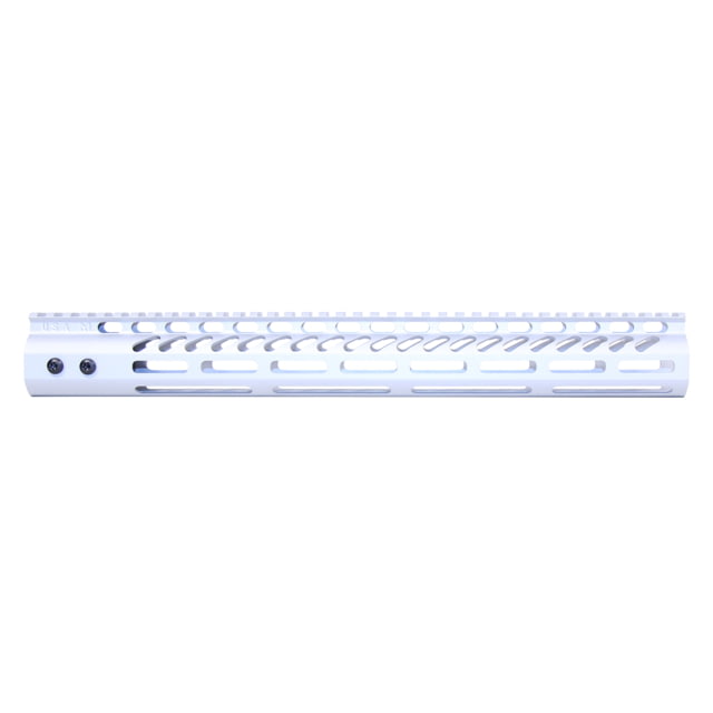 Guntec USA Ultra Lightweight Thin M-LOK System Free Floating Handguard w/Monolithic Top Rail 15in Clear - Guntec Usa