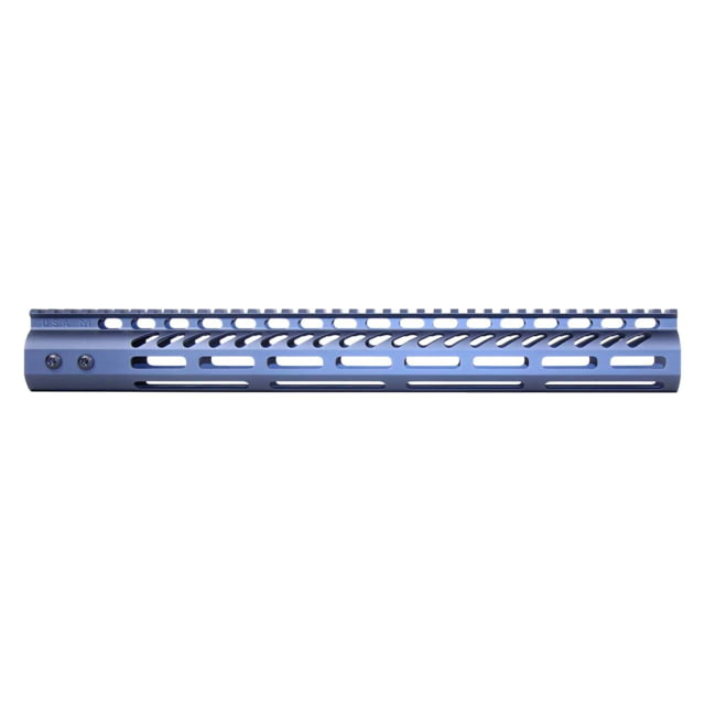 Guntec USA Ultra Lightweight Thin M-LOK System Free Floating Handguard w/Monolithic Top Rail 15in Grey - Guntec Usa