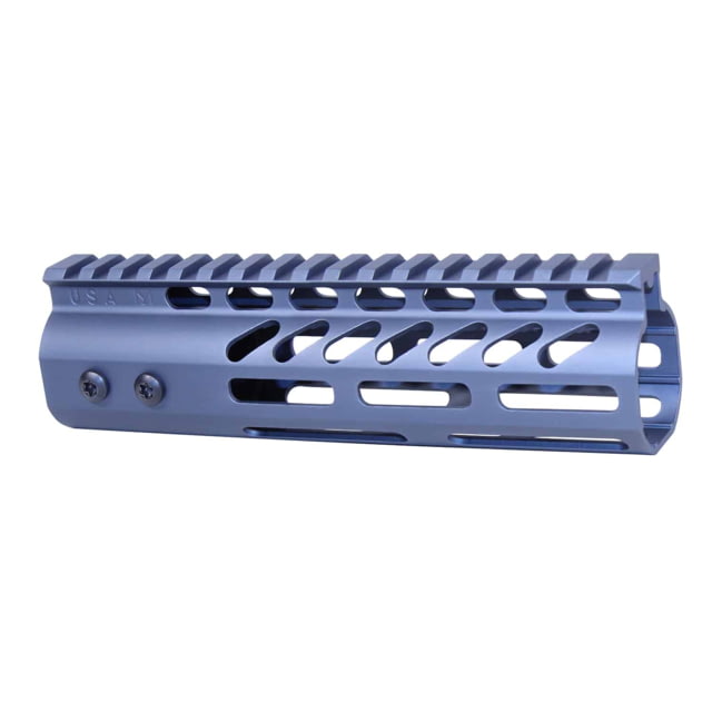 Guntec USA Ultra Lightweight Thin M-LOK System Free Floating Handguard w/Monolithic Top Rail 7in Grey - Guntec Usa