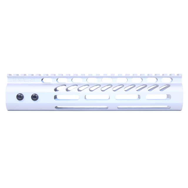 Guntec USA Ultra Lightweight Thin M-LOK System Free Floating Handguard w/Monolithic Top Rail 9in Clear - Guntec Usa