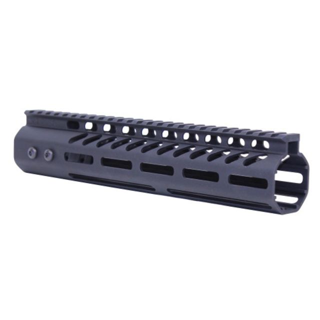 Guntec USA Ultra Lightweight Thin M-Lok Free Floating Handguard w/Monolithic Top Rail .308 10in Black - Guntec Usa