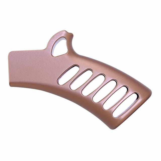 Guntec USA Ultralight Series Skeletonized Aluminum Featureless Grip Anodized Bronze - Guntec Usa