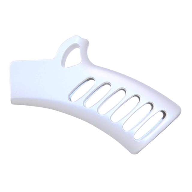 Guntec USA Ultralight Series Skeletonized Aluminum Featureless Grip Anodized Clear - Guntec Usa