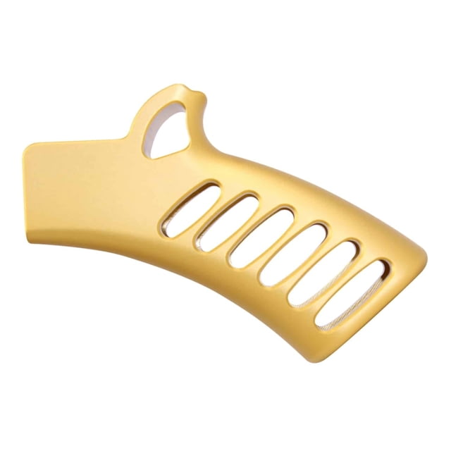 Guntec USA Ultralight Series Skeletonized Aluminum Featureless Grip Anodized Gold - Guntec Usa