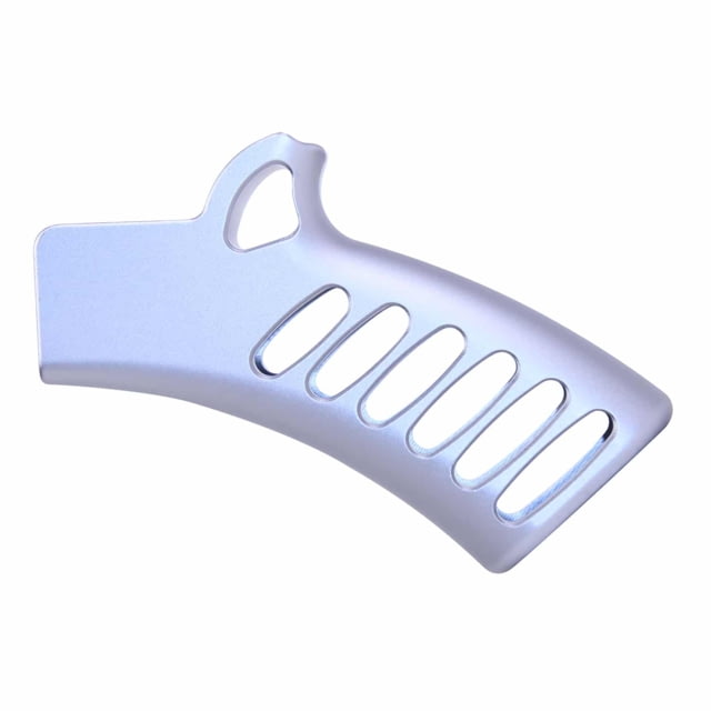 Guntec USA Ultralight Series Skeletonized Aluminum Featureless Grip Anodized Grey - Guntec Usa
