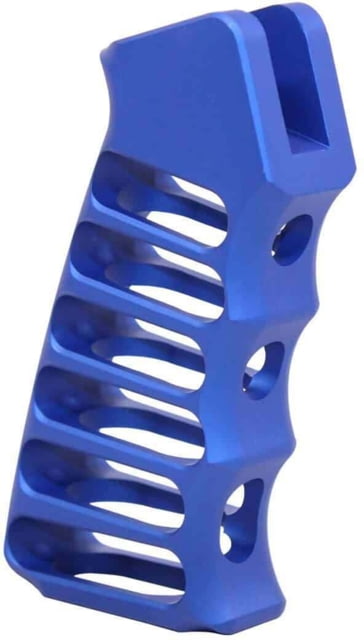 Guntec USA Ultralight Series Skeletonized Aluminum Pistol Grip Anodized Blue - Guntec Usa