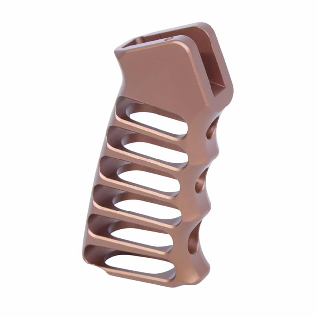 Guntec USA Ultralight Series Skeletonized Aluminum Pistol Grip Anodized Bronze - Guntec Usa