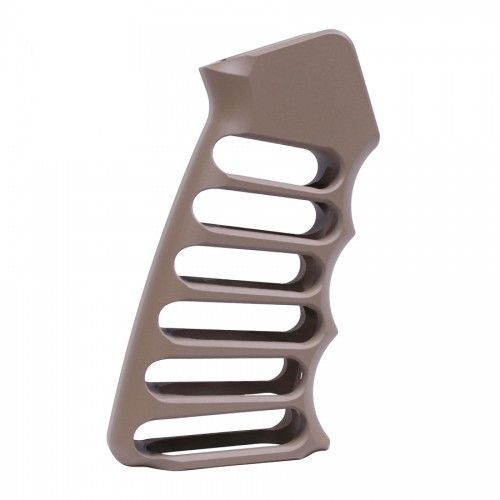 Guntec USA Ultralight Series Skeletonized Aluminum Pistol Grip Flat Dark Earth - Guntec Usa