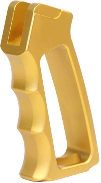 Guntec USA Ultralight Series Skeletonized Aluminum Pistol Grip Gen 2 Anodized Gold - Guntec Usa