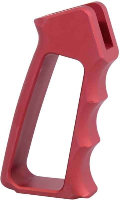 Guntec USA Ultralight Series Skeletonized Aluminum Pistol Grip Gen 2 Anodized Red - Guntec Usa
