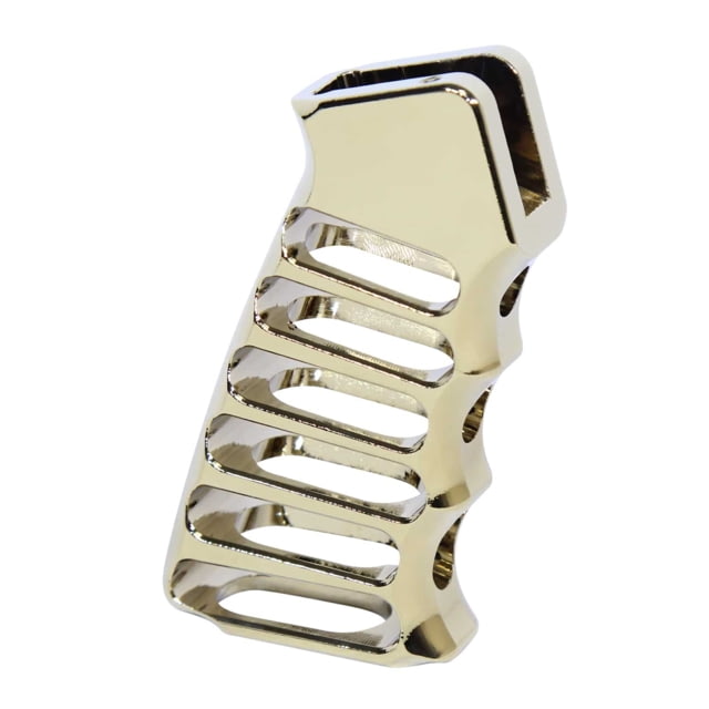 Guntec USA Ultralight Series Skeletonized Aluminum Pistol Grip Gold Plated ULS-PG-GLD - Guntec Usa