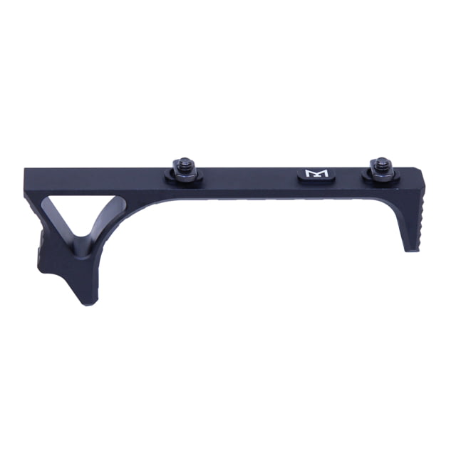 Guntec USA Ultralight Skeletonized Angled Grip For M-LOK Anodized Black - Guntec Usa