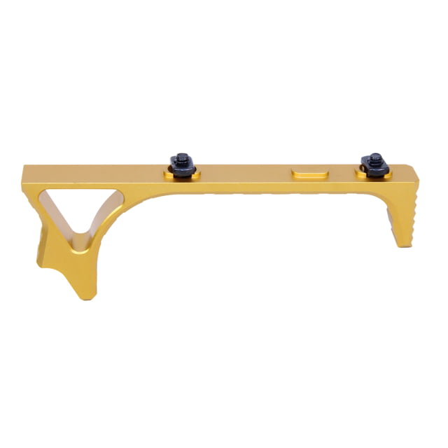 Guntec USA Ultralight Skeletonized Angled Grip For M-LOK Anodized Gold - Guntec Usa