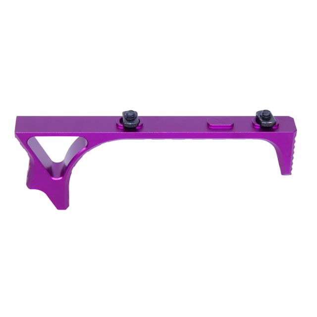 Guntec USA Ultralight Skeletonized Angled Grip For M-LOK Anodized Purple - Guntec Usa
