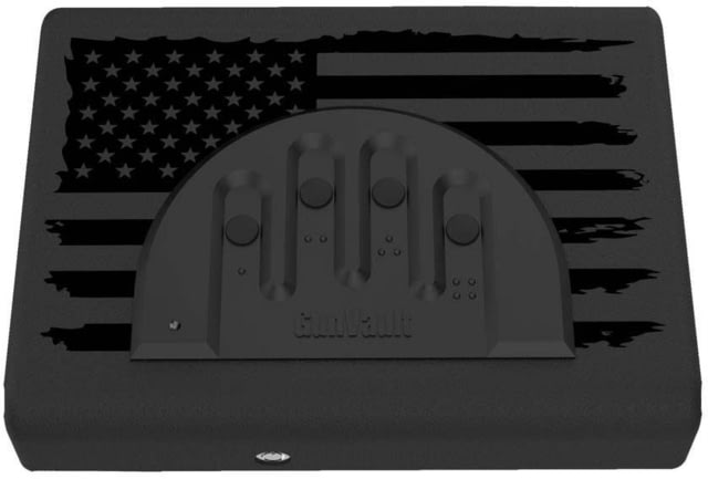 GunVault MicroVault  Special Flag Edition Black Medium - Gunvault
