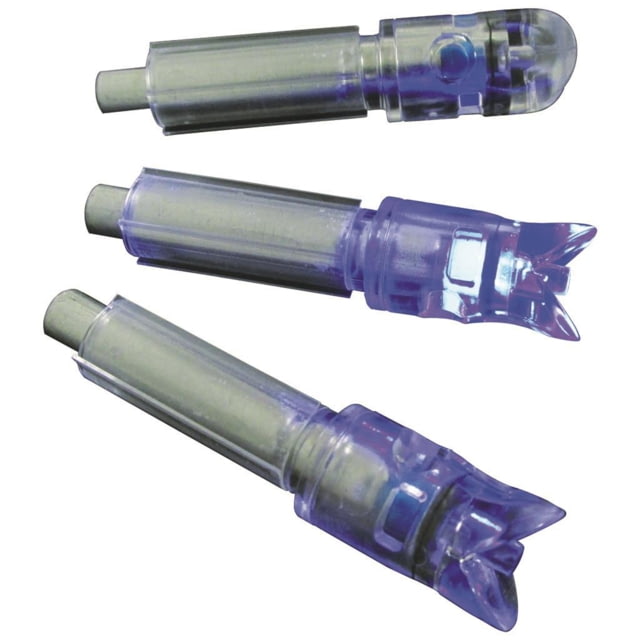 GWS Lighted Crossbow Nocks Blue Pack of 3 - Gws
