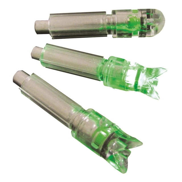 GWS Lighted Crossbow Nocks Green 3 pk. - Gws