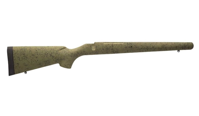 H-S Precision Howa 1500/Weatherby Vanguard Sporter Rifle Stock, LA, RH, Olive/Black, 31.3in O.A.L., 13.5in L.O.P., PSS138-Olive/Black in US